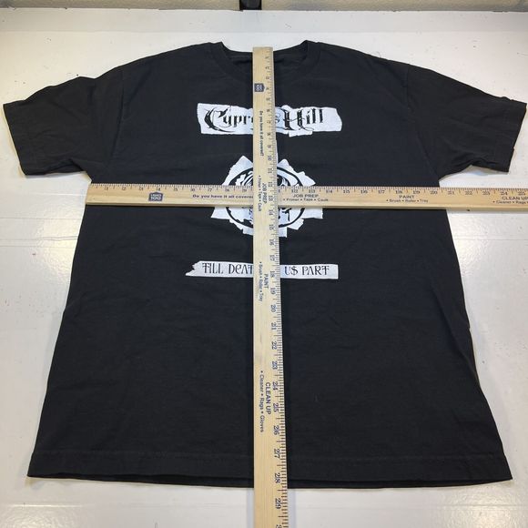 Rare CYPRESS HILL FAMOUS STARS AND STRAPS TILL DEATH DO US PART T SHIRT Mens L - Picture 8 of 8